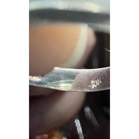 MCI Sterling Silver Onyx Ring Size 7.5 Modernist Design Signed 925 EXC 5g - Picture 5 of 10